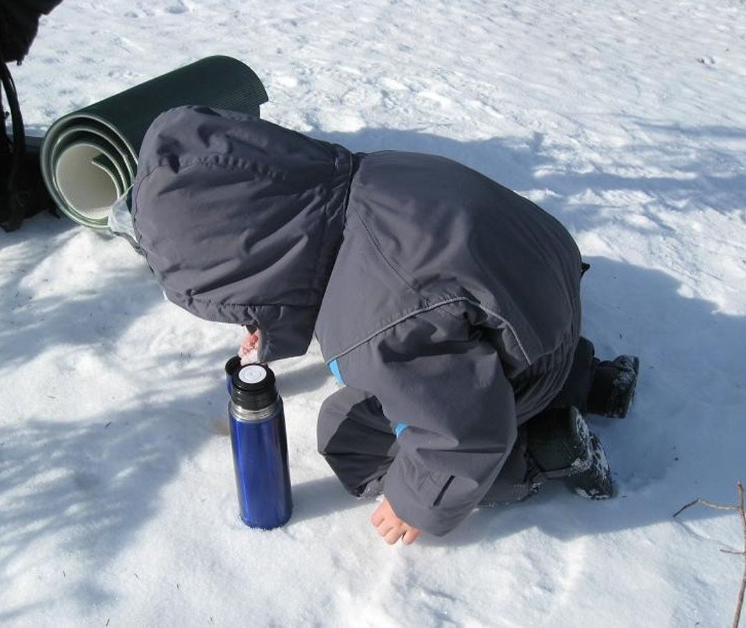 Godt med noe varmt på termosen.